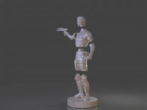 snake plissken sculpture 3D Print Model