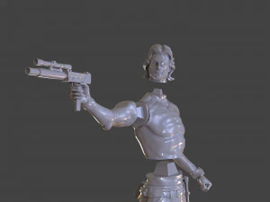 snake plissken sculpture 3D Print Model