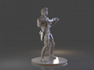 snake plissken sculpture 3D Print Model