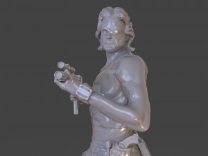 snake plissken sculpture Modelo de impresión 3D