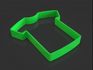 cookie cutter shirt Modelo de impresión 3D