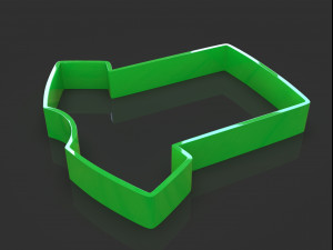 cookie cutter shirt Modelo de impresión 3D