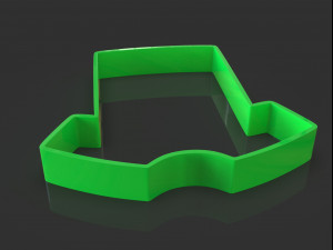 cookie cutter shirt Modelo de impresión 3D