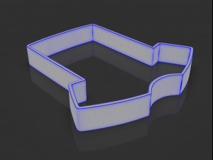 cookie cutter shirt Modelo de impresión 3D