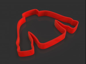 ugly christmas sweater cookie cutter Model Cetak 3D