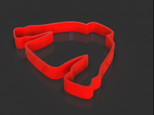 ugly christmas sweater cookie cutter Model Cetak 3D