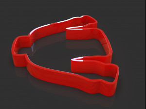 ugly christmas sweater cookie cutter Model Cetak 3D