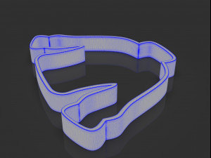 ugly christmas sweater cookie cutter Model Cetak 3D
