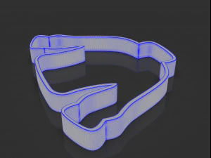 ugly christmas sweater cookie cutter 3D Print Model
