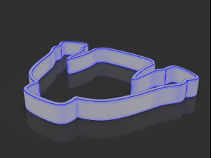 ugly christmas sweater cookie cutter 3D Print Model