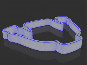 ugly christmas sweater cookie cutter Model Cetak 3D