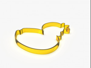 swan king or queen cookie cutter 3D Принт Модель