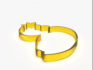swan king or queen cookie cutter 3D Принт Модель
