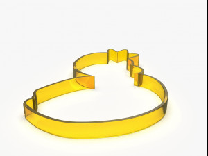 swan king or queen cookie cutter 3D Принт Модель