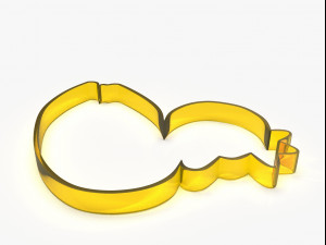 swan king or queen cookie cutter 3D Принт Модель