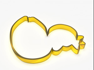 swan king or queen cookie cutter 3D Принт Модель