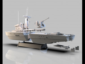 iranian warship torpedoes 3d print 3D Print Model