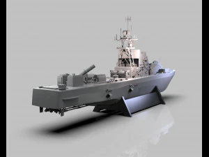 iranian missile warship 3d print 3D Print Model