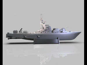 iranian missile warship 3d print 3D Print Model