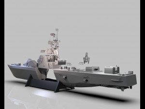 iranian missile warship 3d print 3D Print Model