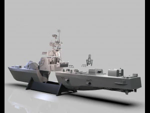 iranian missile warship 3d print 3D Print Model
