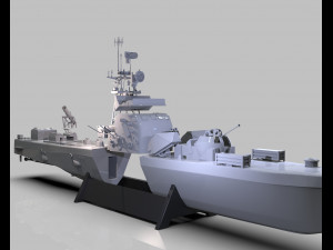 iranian missile warship 3d print 3D Print Model