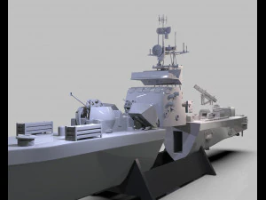 iranian missile warship 3d print 3D Print Model