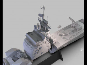 iranian missile warship 3d print 3D Print Model