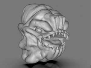 rancor gargoyle head 3D Принт Модель