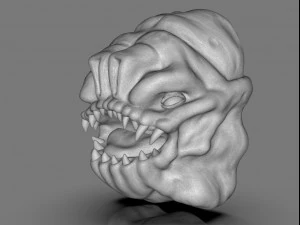 rancor gargoyle head 3D Print Model