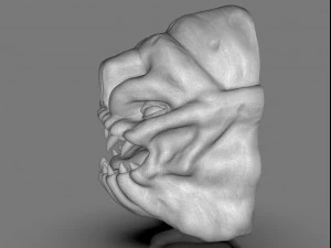 rancor gargoyle head 3D Print Model