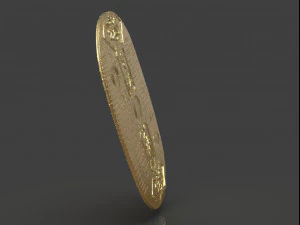gold coin koban 3D Print Model