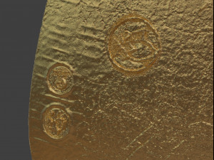 gold coin koban Modelo de Impressão 3D