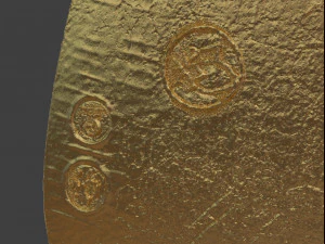 gold coin koban 3D Print Model