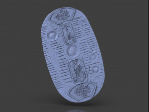 gold coin koban Modelo de Impressão 3D