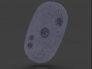 gold coin koban 3D Print Model