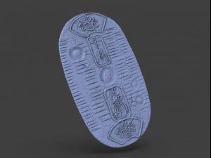 gold coin koban 3D Print Model