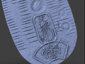 gold coin koban Modelo de Impressão 3D