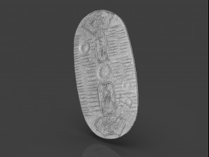 gold coin koban Modelo de Impressão 3D