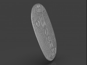 gold coin koban Modelo de Impressão 3D