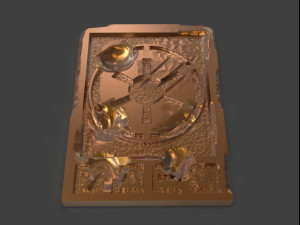 star wars imperial credits damaged and clean Modelo de Impressão 3D