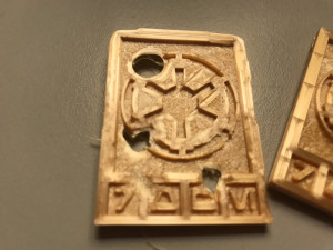 star wars imperial credits damaged and clean Modelo de Impressão 3D