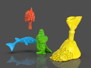 tmnt scratch the cat accesories 3D Print Model