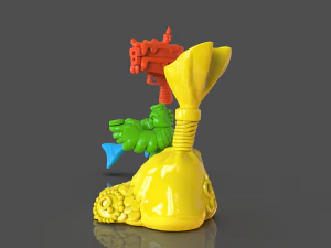 tmnt scratch the cat accesories 3D Print Model
