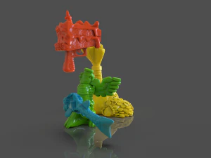 tmnt scratch the cat accesories 3D Print Model