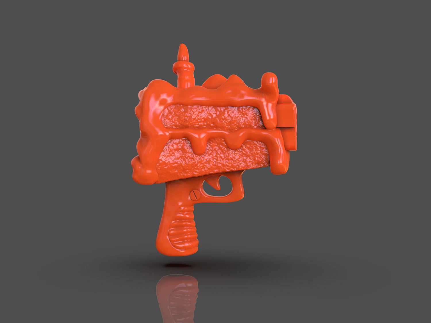 tmnt cake scratch 3D Print Model .c4d .max .obj .3ds .fbx .stl .blend 