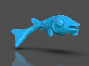 tmnt fish scratch 3D-Druckmodell