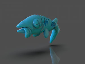 tmnt fish scratch 3D-Druckmodell