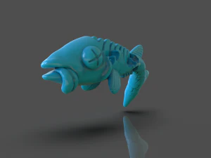 tmnt fish scratch 3D Print Model
