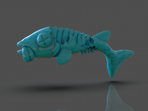 tmnt fish scratch 3D-Druckmodell